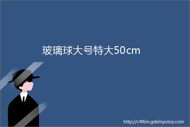 玻璃球大号特大50cm