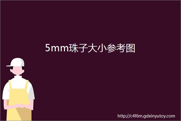 5mm珠子大小参考图