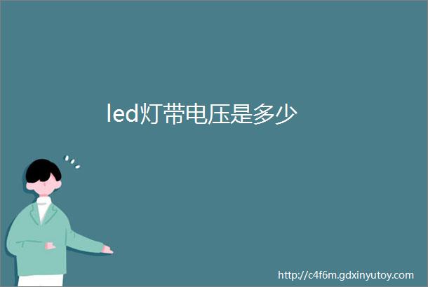 led灯带电压是多少